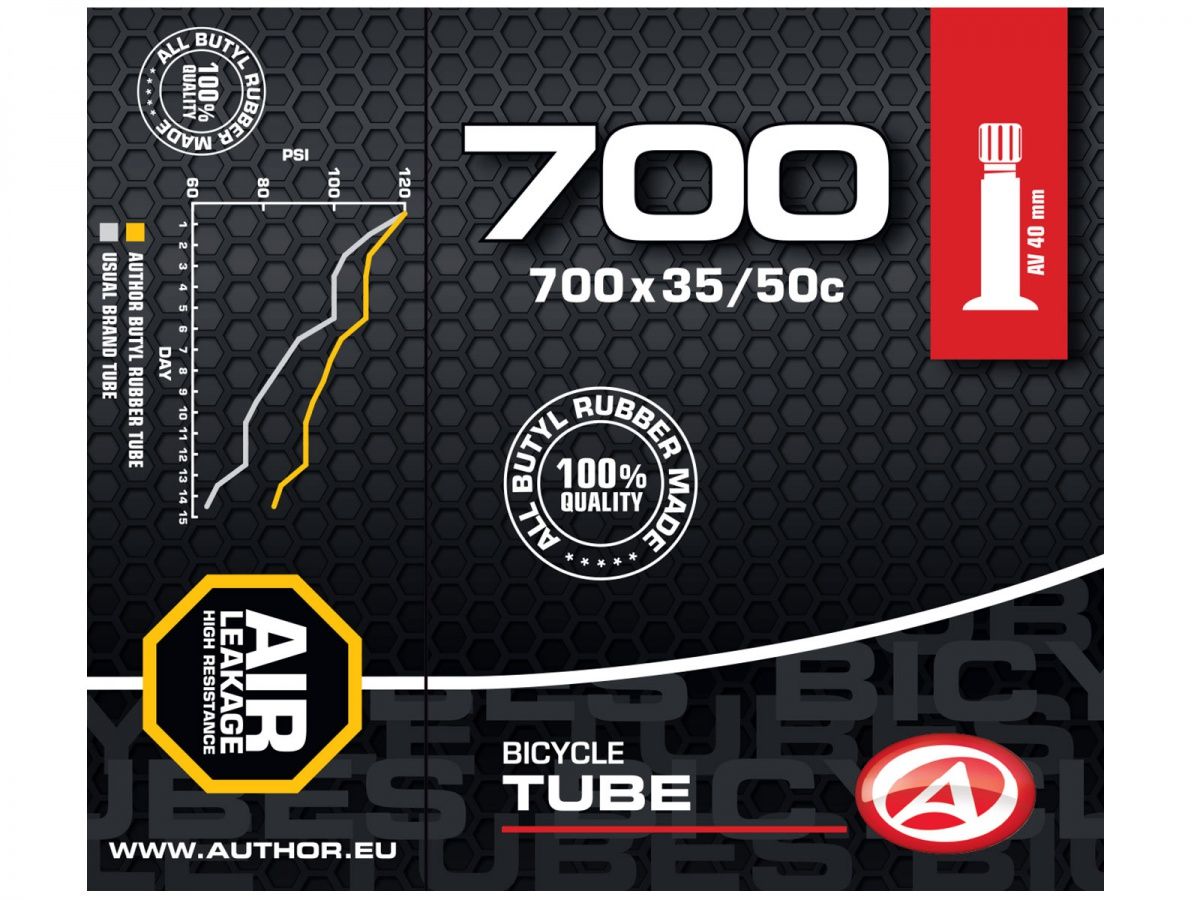 AUTHOR Duše AT-CROSS-700C Wide AV40 700x35/50C (černá) AUTHOR Duše AT-CROSS-700C Wide AV40 700x35/50C (černá)