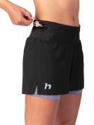 Kraťasy Hannah TISH SHORTS anthracite 38