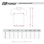 dres FORCE MTB MOUNT krátký rukáv, limetkový S