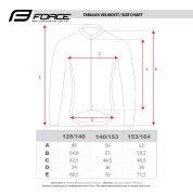 bunda F WINDPRO KID neprofuk, fluo 154-164