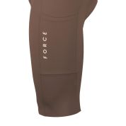 kraťasy FORCE MONO se šráky a vložkou, hnědé L