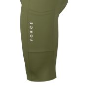 kraťasy FORCE MONO se šráky a vložkou, zelené XL