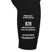 kraťasy F ACTION TEAM se šráky a vložkou, černé XL