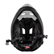 přilba FORCE VENOM downhill, šedo-černá, S-M