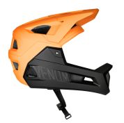 přilba FORCE VENOM downhill, oranžovo-černá L-XL