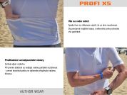 AUTHOR Dres Men Profi X5 k/r 3XL (bílá/stříbrná)