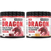 Red Dragon Pump & Focus Pre-workout - 330 g, jablko-mango Red Dragon Pump & Focus Pre-workout - 330 g, jablko-mango