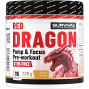 Red Dragon Pump & Focus Pre-workout - 330 g, černá višeň