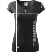 Triko Ronnie.cz Active (černé) - černé - L Triko Ronnie.cz Active (černé) - černé - L