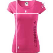 Triko Ronnie.cz Active (růžové) - růžové - L Triko Ronnie.cz Active (růžové) - růžové - L