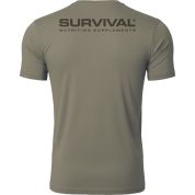 Pánské triko Survival Classic (khaki) - khaki - M Pánské triko Survival Classic (khaki) - khaki - M