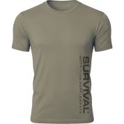 Pánské triko Survival Classic (khaki) - khaki - L