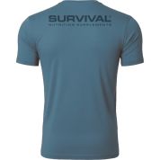 Pánské triko Survival Classic (modrošedé) - modrošedé - L