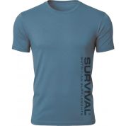 Pánské triko Survival Classic (modrošedé) - modrošedé - L