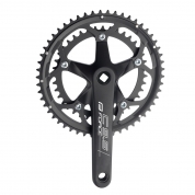 kliky FORCE ROAD C9.5 Al 50/34z 175mm černé mat