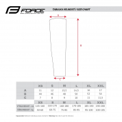 návleky na ruce FORCE TERM černé XL