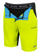 kraťasy Force Blade MTB s vložkou černo-fluo M