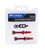 ventilky FORCE pro bezdušový systém 2xFV 44mm,červ
