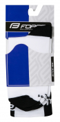 ponožky FORCE LONG PRO bílo-černé L-XL/42-46
