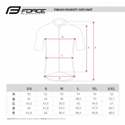 dres FORCE Dash  Lady krátký rukáv černo bílý XS