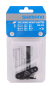adaptér zadní SHIMANO FLAT/FLAT 160mm, černý adaptér zadní SHIMANO FLAT/FLAT 160mm, černý