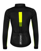 bunda FORCE FROST dámská softshell černo-fluo L