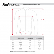 bunda FORCE WINDPRO KID, fluo-černá 140-153