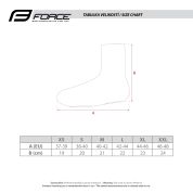 návleky treter FORCE HIGH EASY černé M návleky treter FORCE HIGH EASY černé M