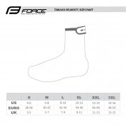návleky treter FORCE PU DRY ROAD, fluo XL