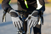 rukavice F GALE softshell, jaro-podzim, šedé XS