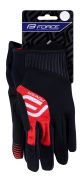 rukavice FORCE MTB POWER černo červené S rukavice FORCE MTB POWER černo červené S