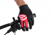 rukavice FORCE MTB POWER, černo-červené M
