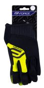 rukavice FORCE MTB POWER černo-fluo L rukavice FORCE MTB POWER černo-fluo L