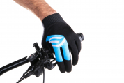 rukavice FORCE MTB POWER, černo-modré XL