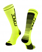 ponožky F COMPRESS fluo-černé L-XL/42-47