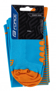 ponožky Force COMPRESS modro-oranžové S-M/36-41