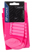 ponožky Force COMPRESS růžové S-M/36-41