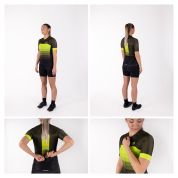 dres Force ASCENT dámský zeleno-fluo XL