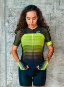 dres Force ASCENT dámský zeleno-fluo XL