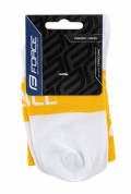 ponožky FORCE TRACE žluto-bílé L-XL/42-47