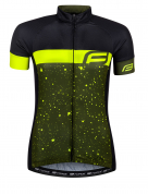 dres FORCE SPRAY LADY krátký rukáv army-fluo M