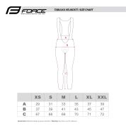 kalhoty Force SPRING LADY se šráky a vložkou černé XL