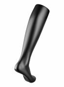 figurína - noha 58 cm, černá matná
