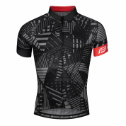 dres FORCE SHARD krátký rukáv černo-šedý XXL