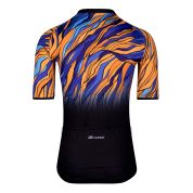 dres Force LIFE krátký rukáv černo-modro-oranžový XL