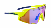 brýle FORCE GRIP fluo, modr.-or.. kontrast. skla