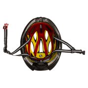 přilba FORCE BULL HUE MIPS, černo-červená S-M
