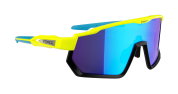 brýle F DRIFT fluo-černé,modrá kontrast. revo skla