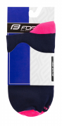 ponožky FORCE SPOT, růžovo-modré XXS-XS/30-35