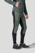 Hannah NORDIC PANTS balsam green/anthracite L kalhoty